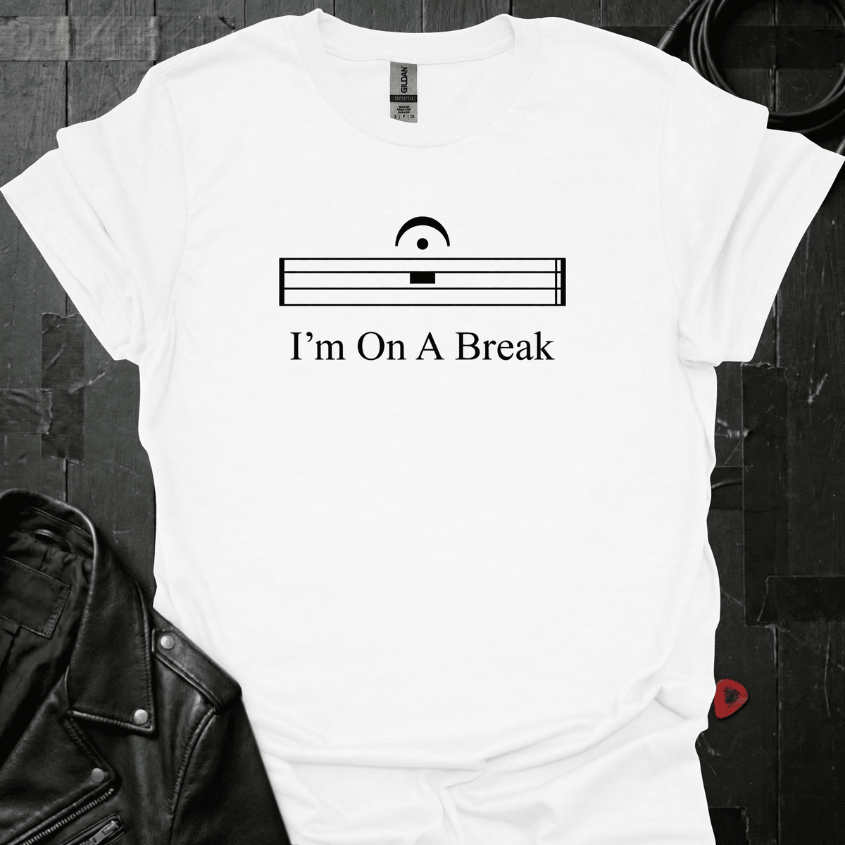 I'm On A Break T-Shirt - White - T-Shirt