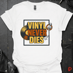 Vinyl Never Dies T-Shirt - Sport Grey - T-Shirt