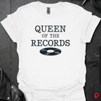 Queen Of The Records T-Shirt - White - T-Shirt
