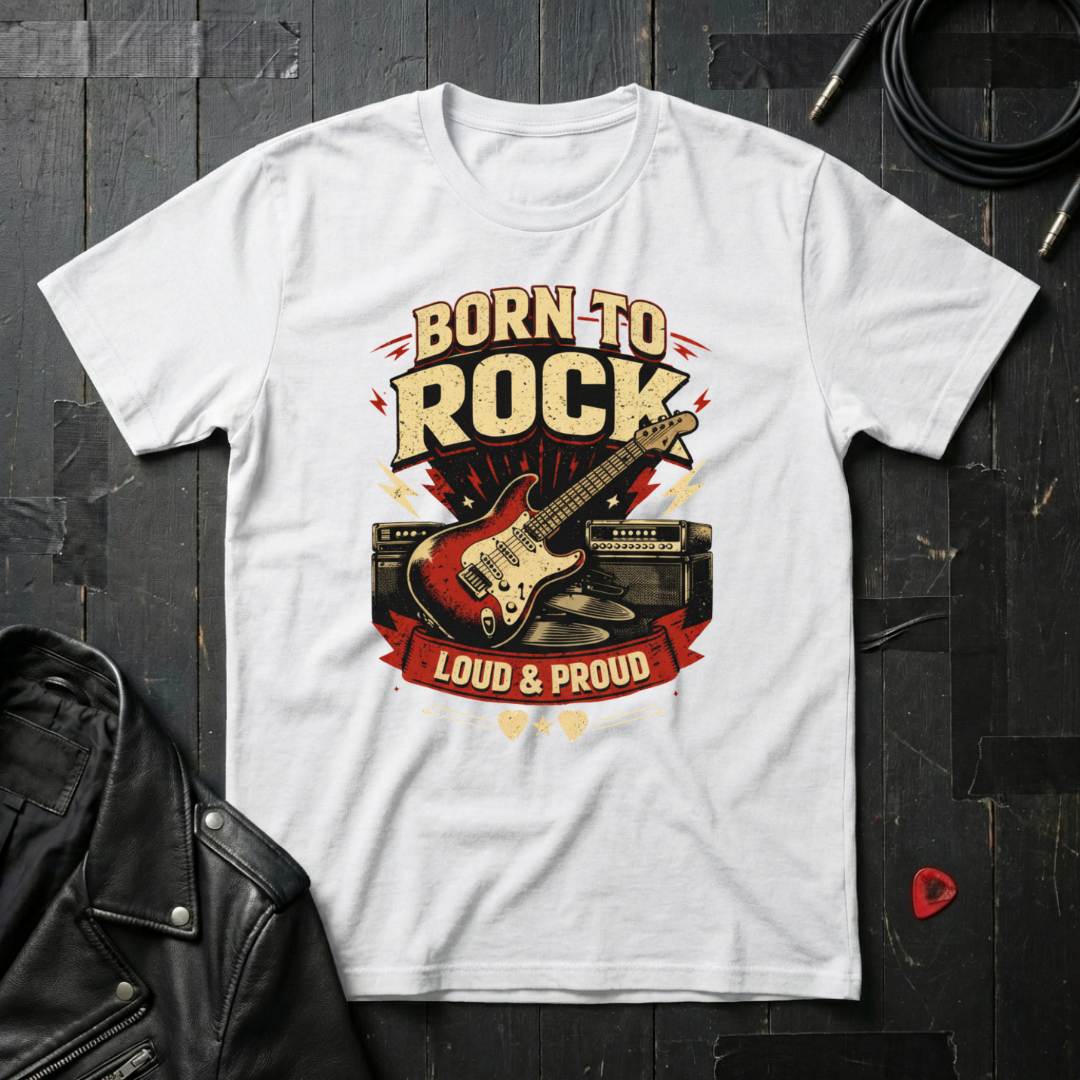 Born To Rock Loud & Proud T-Shirt