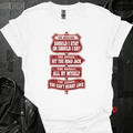 Roadside Song Advice T-Shirt - White - T-Shirt