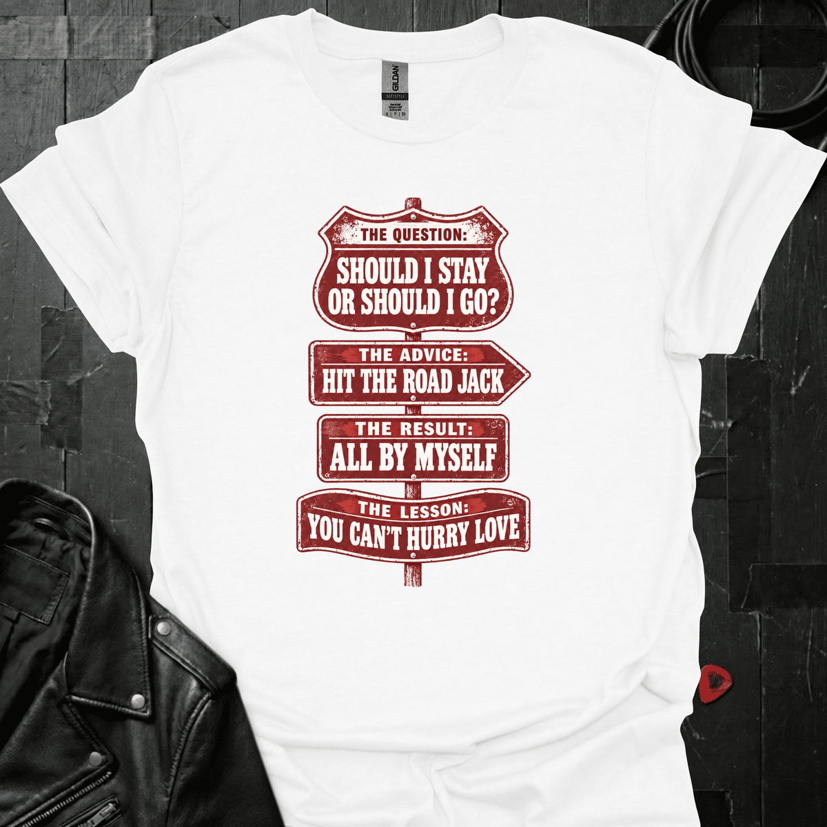 Roadside Song Advice T-Shirt - White - T-Shirt
