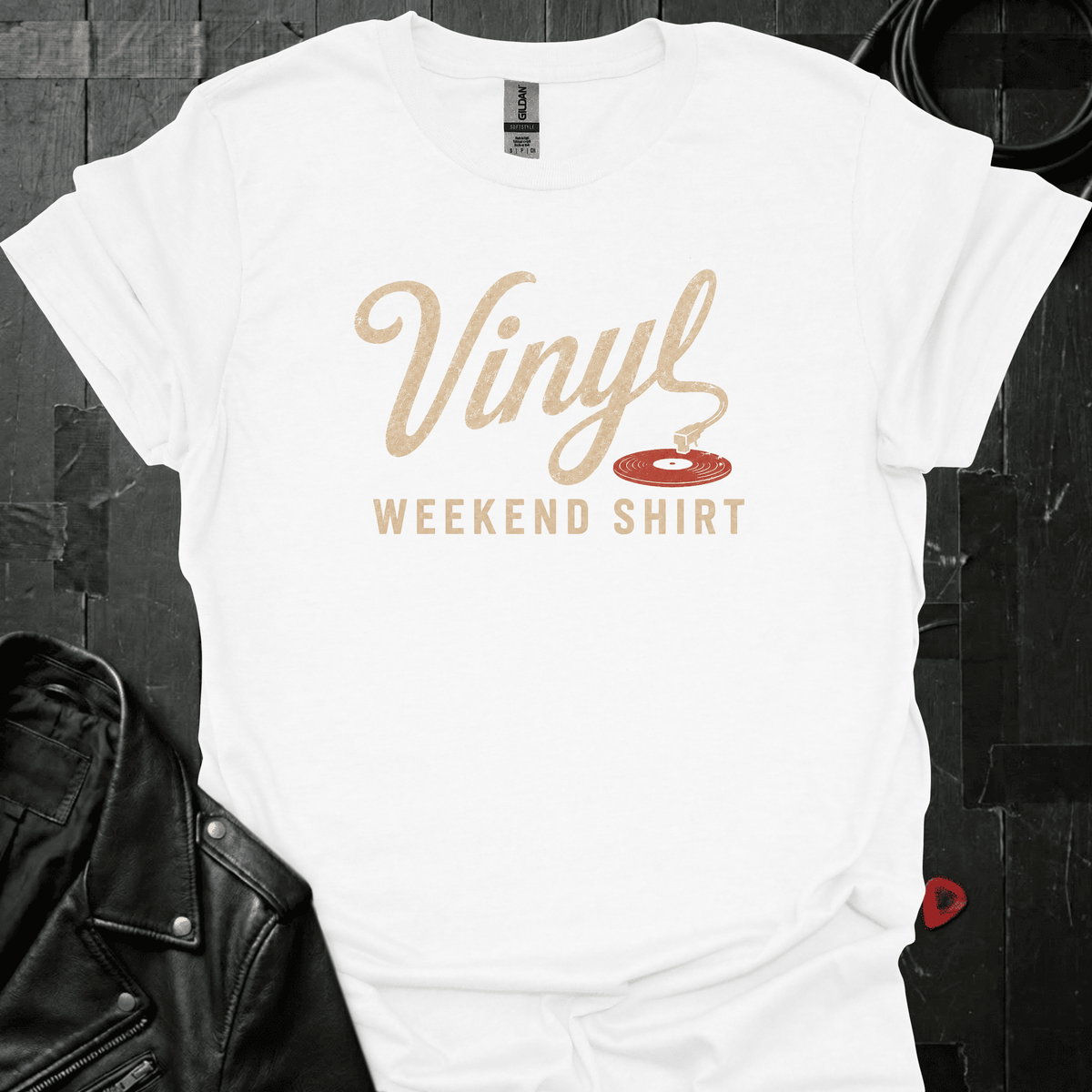 My Vinyl Weekend T-Shirt - White