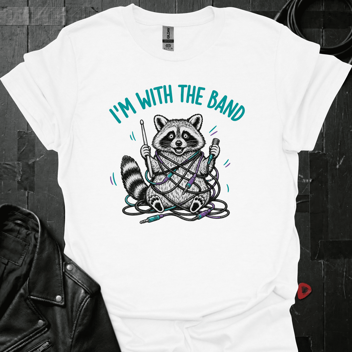 I'm With The Band T-Shirt - White - T-Shirt