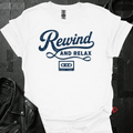 Rewind And Relax T-Shirt - White - T-Shirt