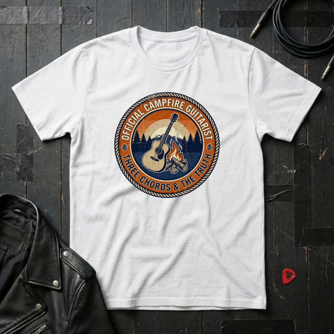 Official Campfire Guitarist T-Shirt