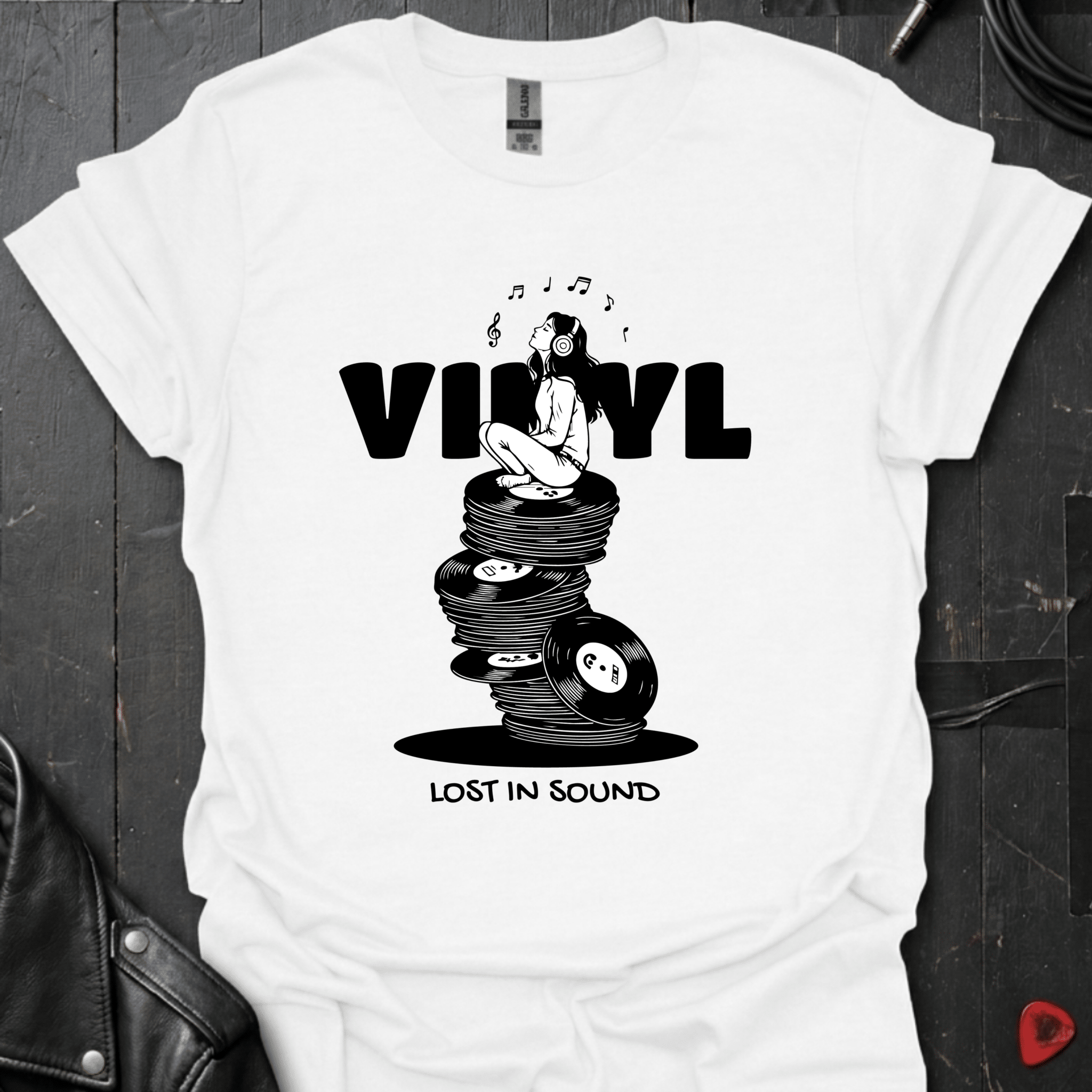 Lost In Sound T-Shirt - White - T-Shirt