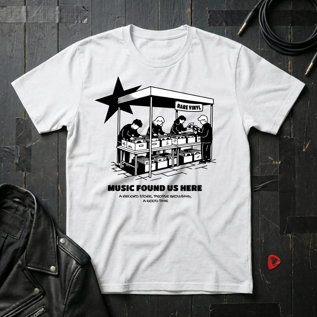 Music Found Us Here T-Shirt