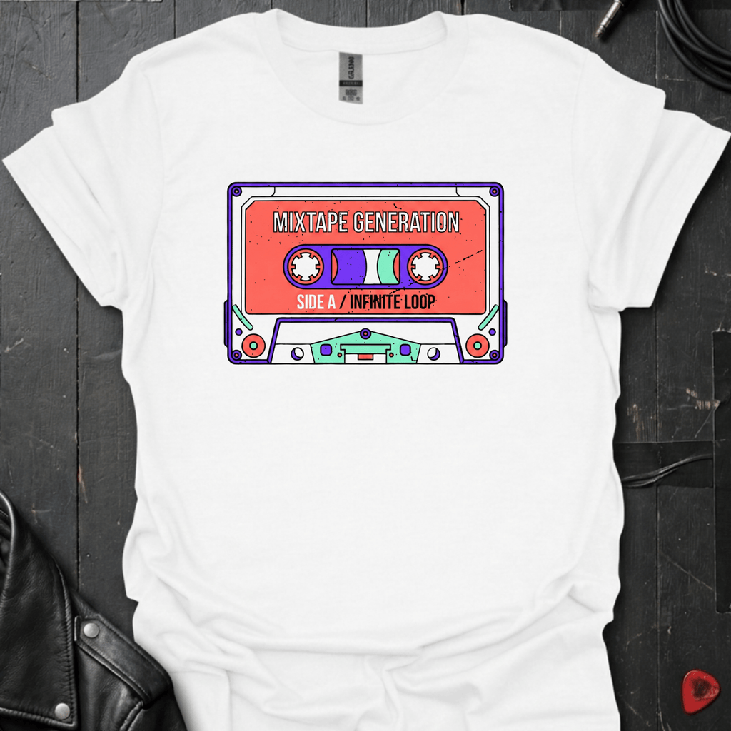 Mixtape Generation T-Shirt - White - T-Shirt